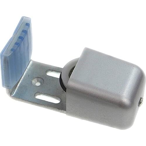 Steel Hardware Adjustable Length Solid Automatic Low Noise Barn Floor Guide Slotting Anti Swinging Home Mini Sliding Door Track