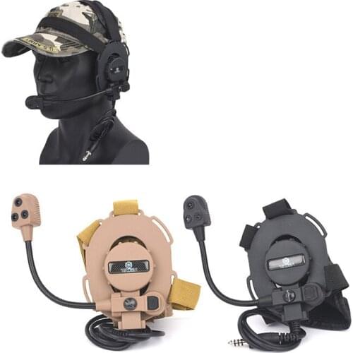 Tactical headset BowmanIII 3rd generation Unilateral headset Fast helmet Flash microphone
