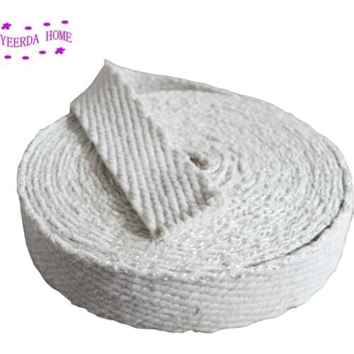 Width 5cm Thermal insulation asbestos strip for smoke exhaust pipe of water heater ceramic fiber aluminum silicate tape