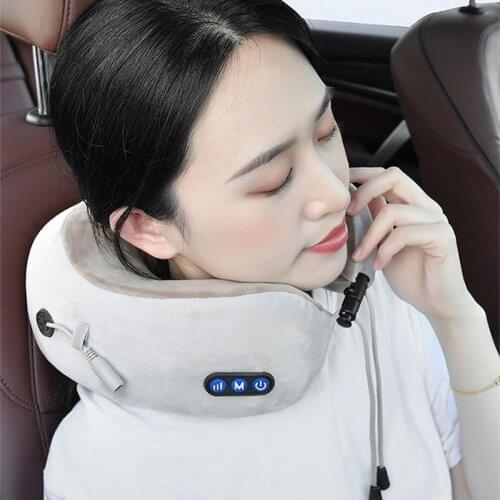 Universal Neck Pillow U-Shape Super Soft Skin-friendly Memory Foam Car Head Chin Support Cushion for Driving
