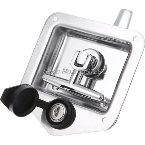 T Type Handle Car Locks Stainless Steel Handle Locks Trailer Plane RV Caravan Truck Engineering Vehicles Panel Latch Car Lock