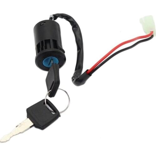 1 Set Atv Contactslot Universele 2 Draden Ontsteking Toetsen Start Schakelaar Lock Toets Voor Atv Go Kart Scooter motorfiets Etc