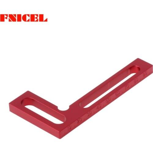 1Pc 100mm Aluminium Alloy Right Angle Precision Measuring Ruler Mini Clamping Square
