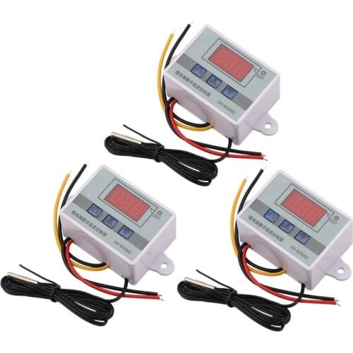 220V Professional W3002 Digital LED Temperature Controller 10A Thermostat Regulator XH-W3002