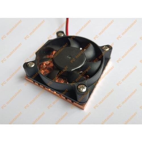 2pinXH2.54/USB Pure copper heatsink slotted north-south bridge routing chip with fan-cooled fin radiator 50*50*4.0 with fan 5010