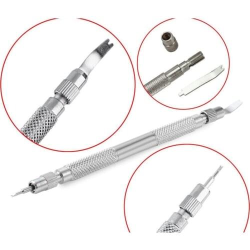 5pcs/set of Double-Headed Lug Remover Metal Strap Replacement Spring Rod Connecting Pin Removal Strap Watch Repair Tool