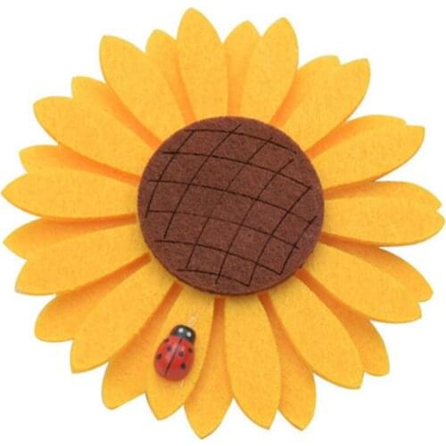 Bandage Curtain Buckle Polyester Decorative Home Accessories Punch-free Sunflower Free Punch Decorated Yellow 45CM Tie Rope