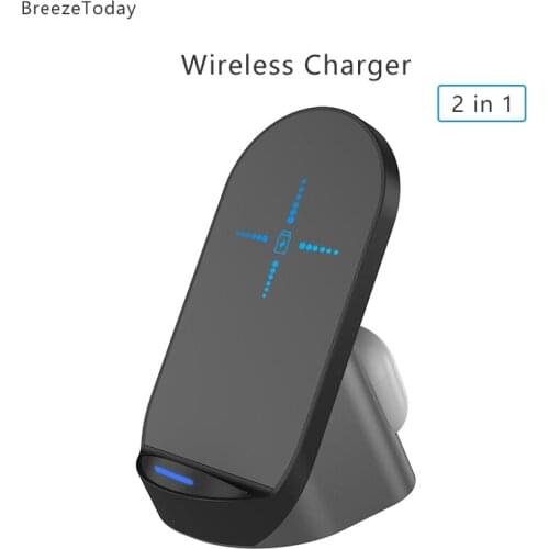 Wireless Charging Fast Charger 15W Wireless Charger For iPhone 12 11 X XR Airpods Pro 2 Samsung Huawei Xiaomi SONY Mobile Phone