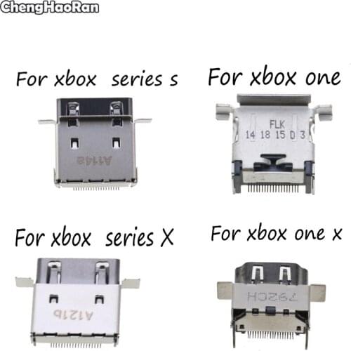 ChengHaoRan- Puerto HD Original para XBOXONE SX HDMI-compatiblecon interfaz de enchufe de puerto para Microsoft XBOX Series X