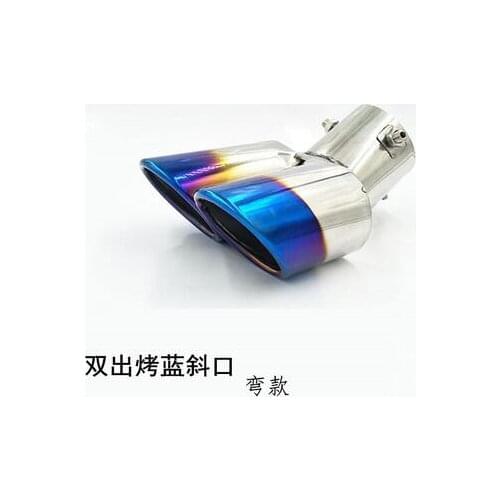 For Suzuki Swift 2011 2012 2013 2014 2015 Car Accessories High-quality stainless steel Car muffler tail throat modification