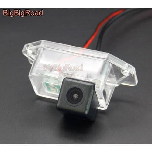 BigBigRoad Car Rear View Parking Camera For Mitsubishi Lancer EX 2008 2009 2010 2011 2012 - 2015 EVO IO 8 9 10 Eclipse Evolution