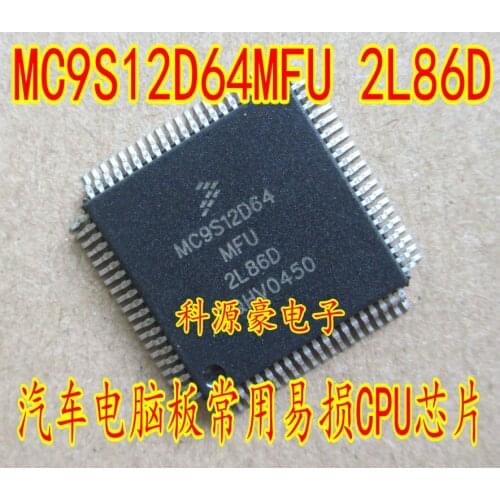 MC9S12D64MFU 2L86D CPU New QFP80