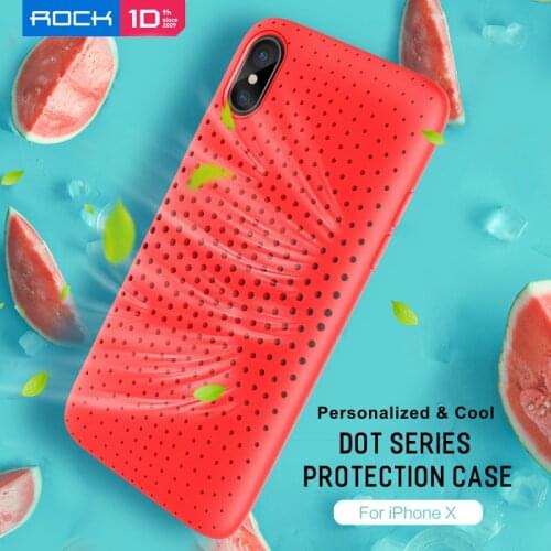 Rock чехол for IPhone 7 Plus 8 Plus Breathability Phone Case for IPhone X 5.8" Soft Fashionable Back Case Fundas чехол