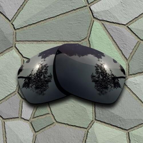 Grey Black Sunglasses Polarized Replacement Lenses for Oakley Sliver