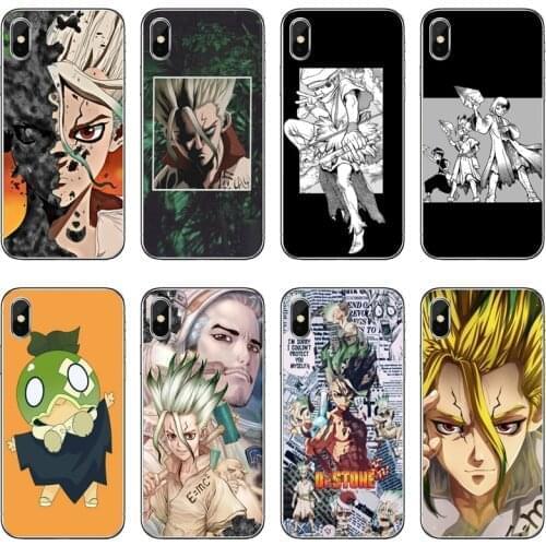 Silicon Soft Case For Huawei P30 P20 Pro P10 P9 P8 Lite Y5 Y6 Y7 Y9 P Smart Plus 2018 2019 Anime Dr. Stone Senku TPU Phone Case