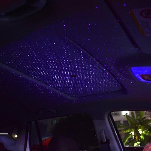 LED car roof star night light projector USB ambie for lada granta kalina vesta priora largus 2110 niva 2107 2106 2109 vaz samara
