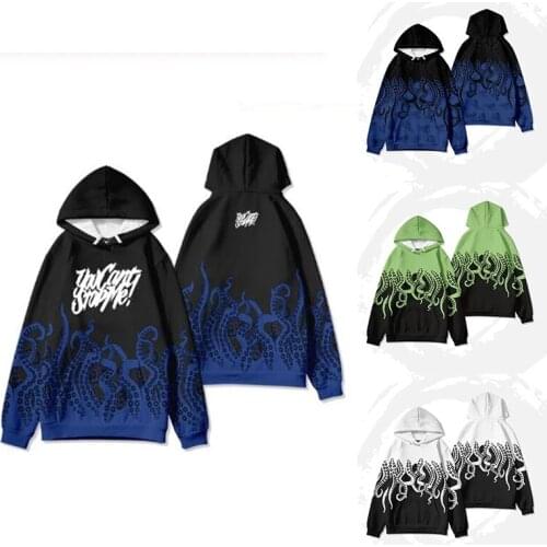 Fashion Mens Design Octopus 3D Harajuku Hoodie Mens Womens Casual Sweatshirt Clothing 3D Autumn High Quality Pullover Top