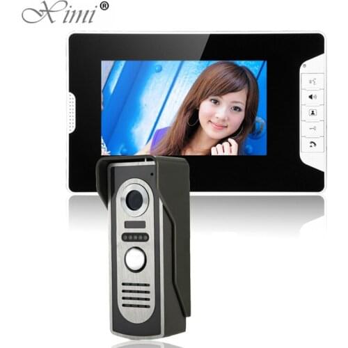 Good Quality 7" TFT Color Video Door Phone Intercom Doorbell System Kit IR Camera Doorphone Monitor Speakerphone Intercom 813M11