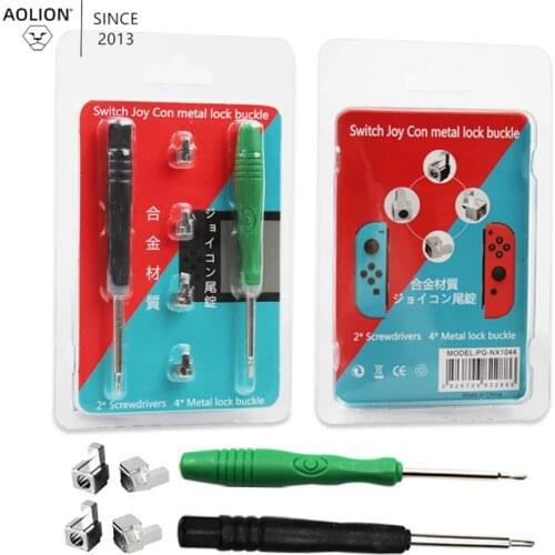 Repair Tool Parts lock buckle LOCK for NS Nintendo Switch NX Joy-Con controller free with 2pcs screw driver