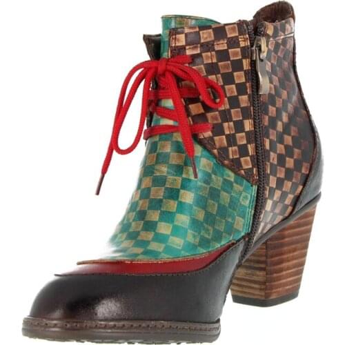 Genuine Leather Ankle Boots For Women Ladies Winter Shoes Woman High Heel Platform Zip Wedges Big Size 2019 New Free Shipping