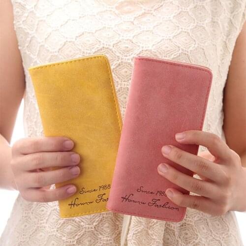 Women Wallets Fashion Leather Hasp Female Long Wallets Coin Purse Cards Holder Clutch Women Money Bag