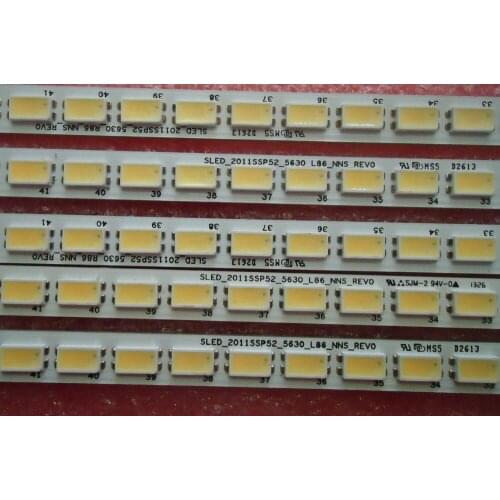 1-10 Pairs/lot 52" 2011SSP52_5630_R86_NNS_REV0/L86_NNS_REV0 For Sharp Led Backlight Strip 86LED 591MM
