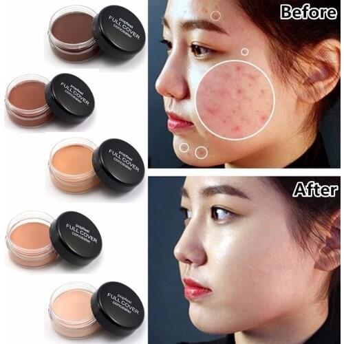 2021 Face Lip Eye Concealer Creamy Full Cover Foundation Contour Palette Waterproof Lasting Concealer Cream Natural Makeup Tool