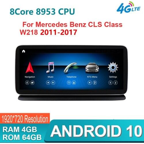 Android 10.0 4G LTE Car DVD Radio Multimedia GPS Navi For Mercedes Benz CLS Class W218 2011 2012 2013 2014 2015 2016 2017 2018