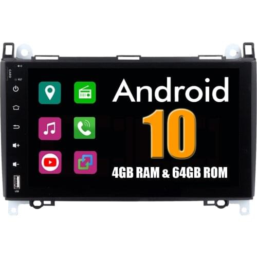 Car Multimedia System For Mercedes W169 W245 Viano Vito W906 W209 W311 W315 W318 Android 10 9'' Radio Stereo GPS Navigation