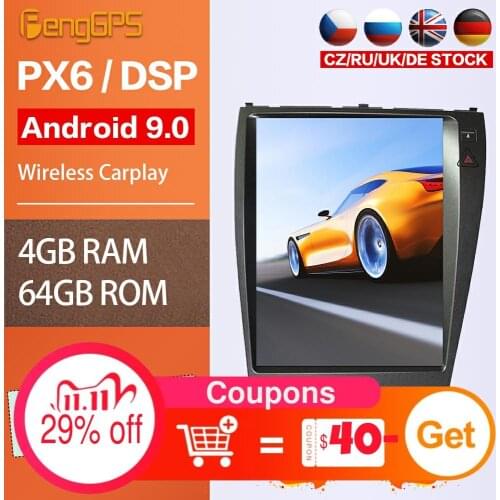 Car Radio For Lexus ES240 ES350 2006-2012 Android Multimeida DVD Player GPS Navigation Car Stereo Headunit Touchscreen PX6 WIFI