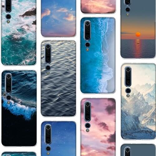 Sky Beach Vogue Funda Case for Xiaomi MI Note 10 11 10S 10T 9 9T A3 Pro Lite SE Ultra 5G Poco F3 X3 M3 FNC MIX 2S Silicone TPU