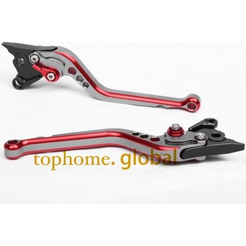 CNC Motorcycles Brake Clutch Levers Regular size Mixed Titanium&Red Color For Ducati S2R 1000 2006-2007 2008