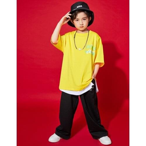 Children Hip Hop Clothing Oversize Sweatshirt Jogger Pants Girl Boys Jazz Dance Costume Clothe Wear street Halloween Outfits