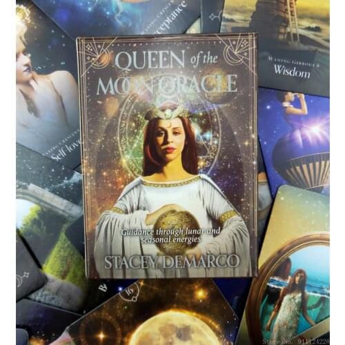 Hot Sell Oracle Queen of the Moon oracle cards Tarot l Oracle Card Board Deck Games Playing Cards For Party Game
