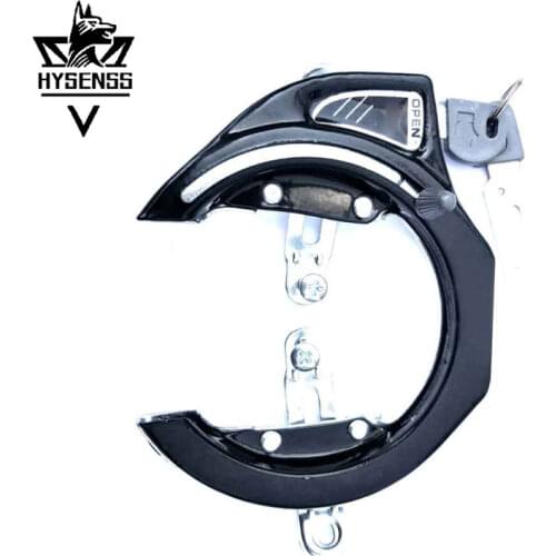 Hysenss Portable Hardware Anti-theft Steel Pipe Lock High Safety and Durable Mountain Bike Closed Bicycle Lock Tool Accessories