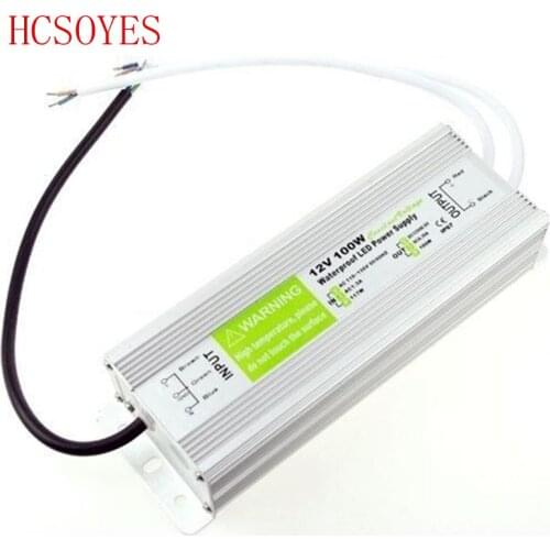12V/24V Led Driver Transformer Power Supply 10W/15W/20W/25W/30W/36W/45W/50W/60W/80W/100W switch Adapter Waterproof outdoor IP67