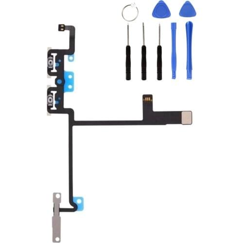FOR IPhone XS MAX Volume Audio Mute Power ON OFF Button Key Flex Cable Repair Kit Gift