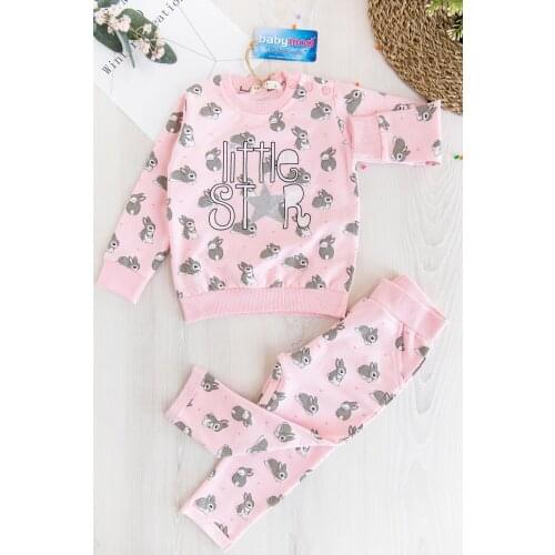 Little Star Rabbit Baby Girl Suit