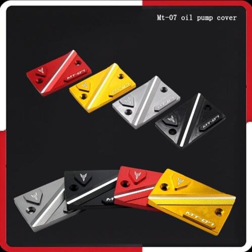CNC Motorcycle Master Cylinder Front Brake Fluid Reservoir Cover Cap For Yamaha MT07 MT-07 MT-09 MT 07 09 2014-2019 2017