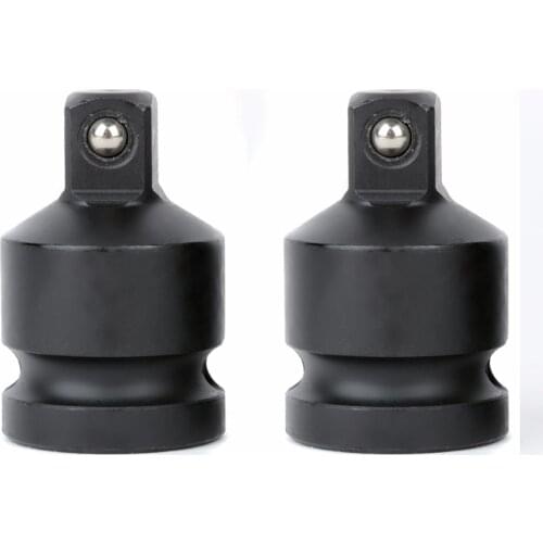 Mayitr 2PCS 1/2 to 3/8 Pneumatic Sleeve Adapter Head Adapter Socket Reducer Air Impact Wrench Adapter Hand Tools Set