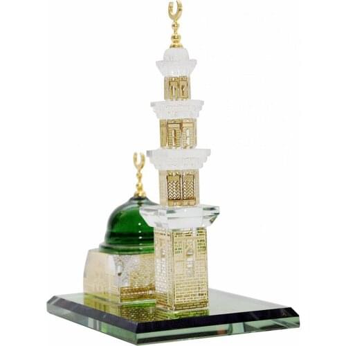 Mosque Statue Decor Miniature Islamic Figurine Building Souvenir Ornament