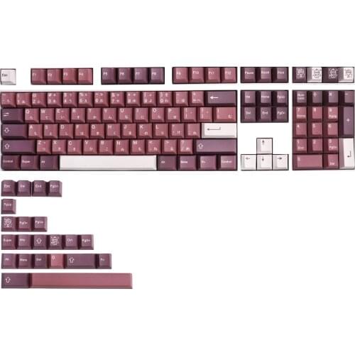 Mechanical keyboard PBT keys, Cherry Bingsu GMK Keycaps,61/64/84/108