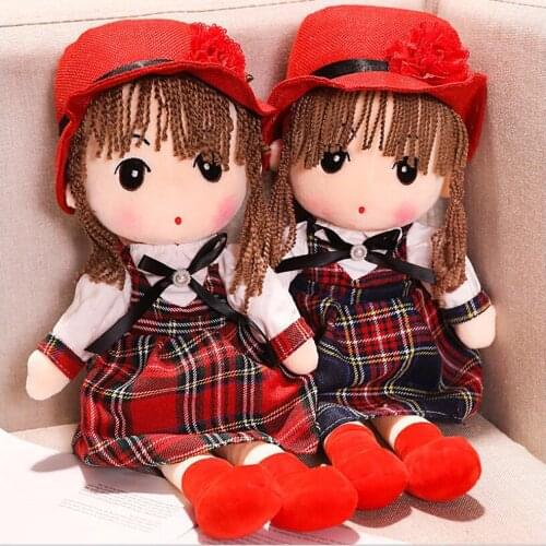 Cute Ragdoll Flower Fairy Children Stuffed Plush Toy Simulation Girl Doll Kids Birthday Gift