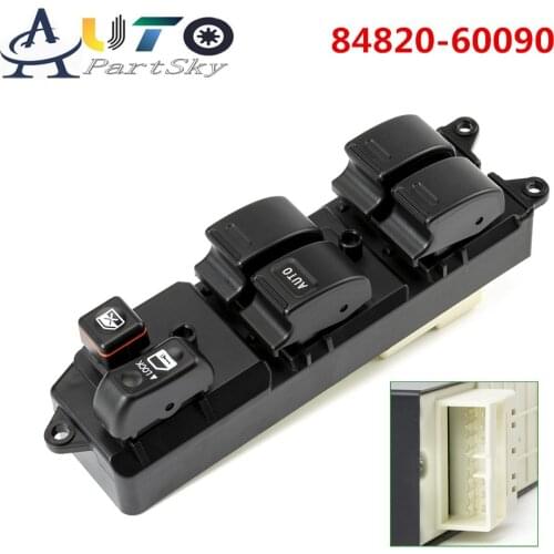 Power Window Lifter Master Control Switch 84820-60090 8482060090 84820AA011 DS2117 For Toyota 4Runner Camry Corolla Avalon 97-02