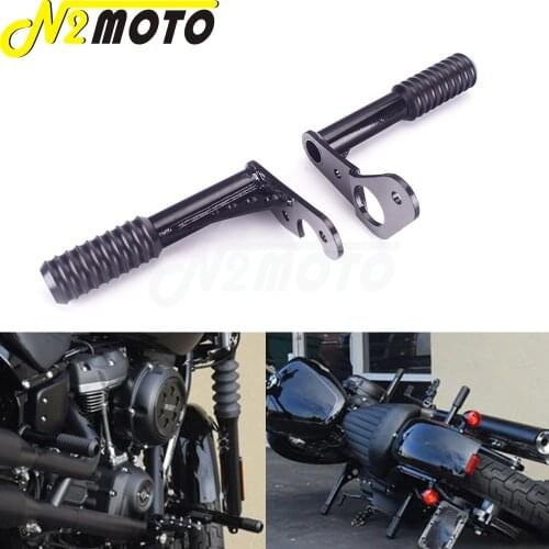 Motorcycle Passenger Peg Crash Bar Frame Slider Bumper Guards For Harley Softail Street Bob Low Rider FXBB FXLR FXLRS 2018-Up