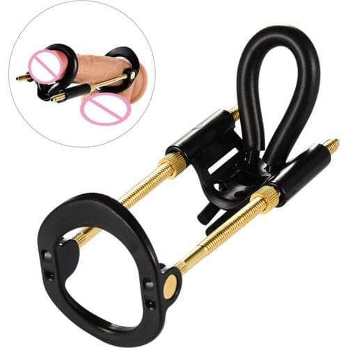 Men Penis Posture Corrector Enlargement Penis Extender Metal Bracket Pump Enlarger Stretcher Male Enhancement Kit Tension sextoy