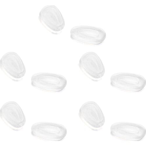 Mryok Rubber Kit Replacement Clear Nose Pads Pieces for-Oakley Conquest Sunglasses