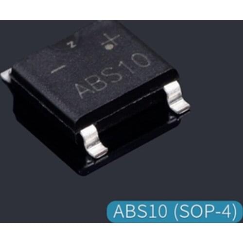 50PCS Single Phase Glass Passivated Rectifier Bridge ABS10 SOP4