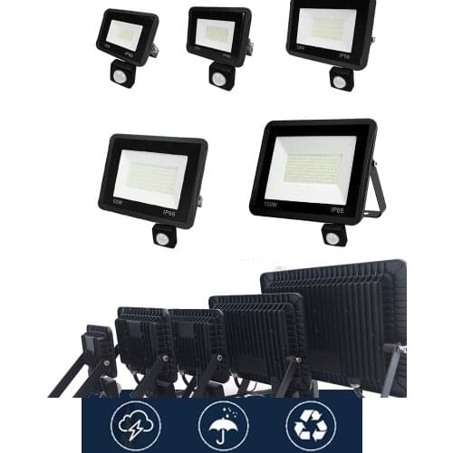 FloodLight Reflector Spotlight Exterior Reflector Motion Sensor Outdoor Garden Decoration Fence Stair Pathway Yard Sunlight Secu