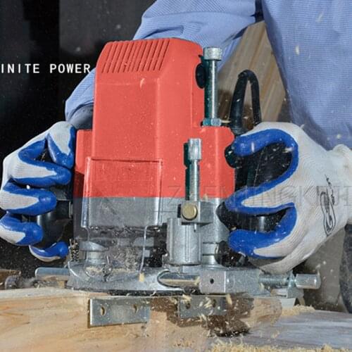 Woodworking Trimming Machine Handheld Engraving Multifunction Trimmer 2200/1800/W Slotting Machine Bakelite Milling Tenon Tools